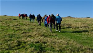 Climbing Tennyson Down